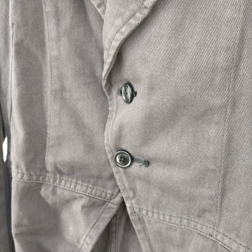 ブラックコムデギャルソン BLACK COMME des GARCONS AD2012 製品染め バックストライプ燕尾ジャケット メンズ JPN:M
