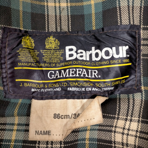 バブアー Barbour 80S 2WARRANT GAMEFAIR 2ワラント オイルドジャケット メンズ 86cm/34in