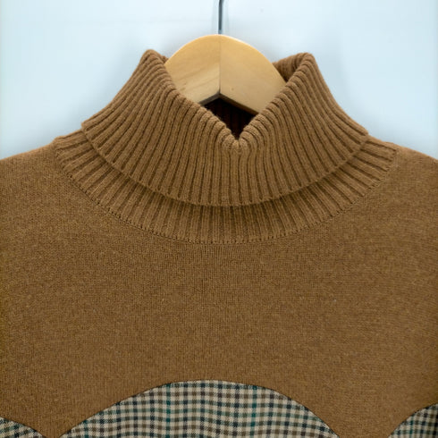 ミスタージェントルマン MR.GENTLEMAN SHIRT MIX TURTLE NECK KNIT メンズ