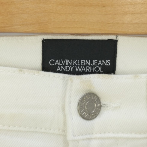 カルバンクラインジーンズ Calvin Klein Jeans PHOTO ART TRUCKER DENIM PANTS メンズ W29 L32