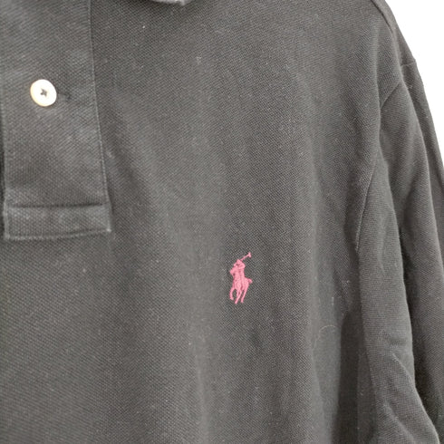ポロラルフローレン POLO RALPH LAUREN custom fit ポニー刺繍ロングスリーブ鹿の子ポロシャツ メンズ JPN:XL