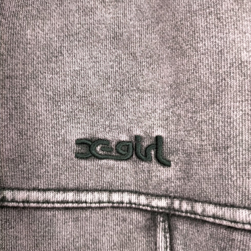 エックスガール X-girl 23SS ACID WASH SWEAT HOODIE レディース S