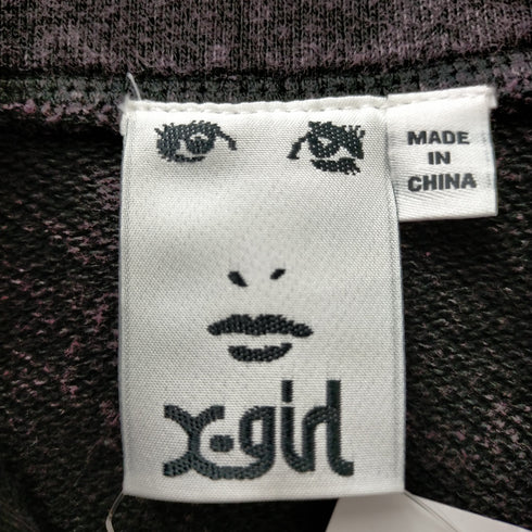 エックスガール X-girl 23SS ACID WASH SWEAT HOODIE レディース S