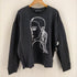 ザラ ZARA GIRL SILHOUETTE SWEATSHIRT フロント刺繍 スウェット レディース JPN:XL