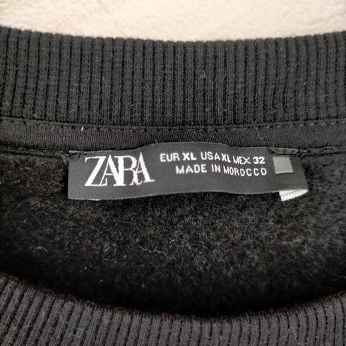 ザラ ZARA GIRL SILHOUETTE SWEATSHIRT フロント刺繍 スウェット レディース JPN:XL