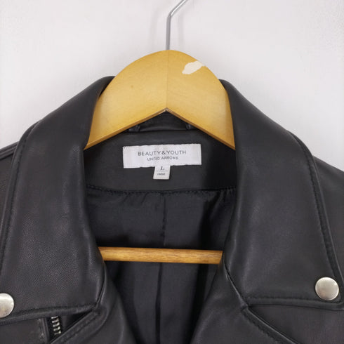 ビューティーアンドユースユナイテッドアローズ BEAUTY & YOUTH UNITED ARROWS BY シープ ダブルライダース メンズ L