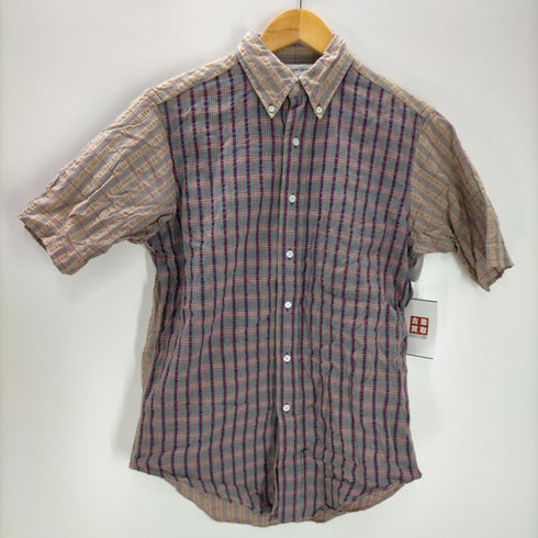 コムデギャルソンシャツ COMME des GARCONS SHIRT フランス製 シアサッカーチェックB.Dシャツ メンズ import:S
