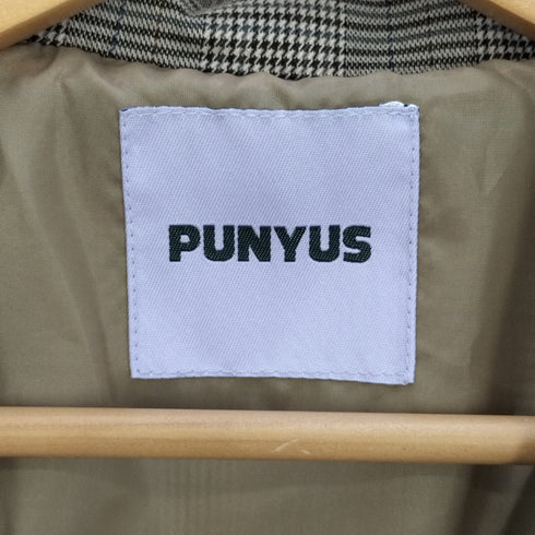 プニュズ PUNYUS 19AW チェックダブルブレストテーラードジャケット レディース 3