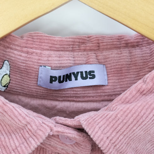 プニュズ PUNYUS 18AW 目玉焼き刺繍コーデュロイシャツ レディース 4