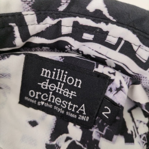 ミリオンダラーオーケストラ MILLION $ ORCHESTRA 総柄シャツ メンズ 2
