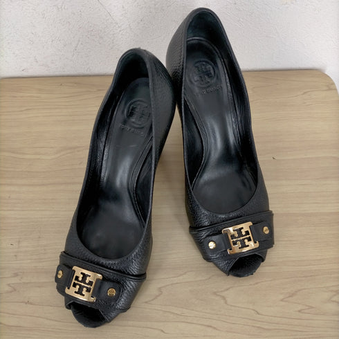 トリーバーチ TORY BURCH CARNELL HIGH OPEN TOE WEDGE レディース 9.5