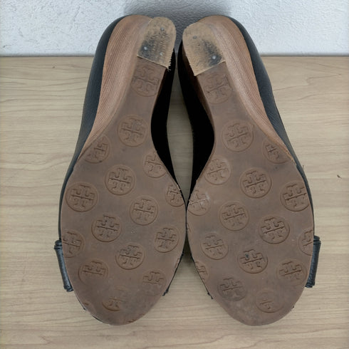 トリーバーチ TORY BURCH CARNELL HIGH OPEN TOE WEDGE レディース 9.5