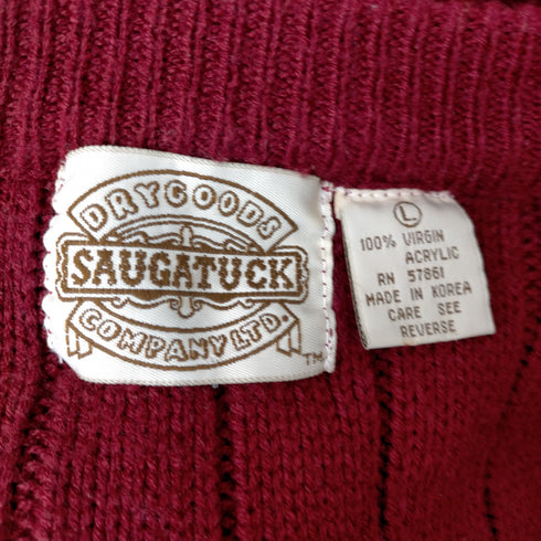 ソーガタック SAUGATUCK アクリルニットベスト メンズ JPN:L