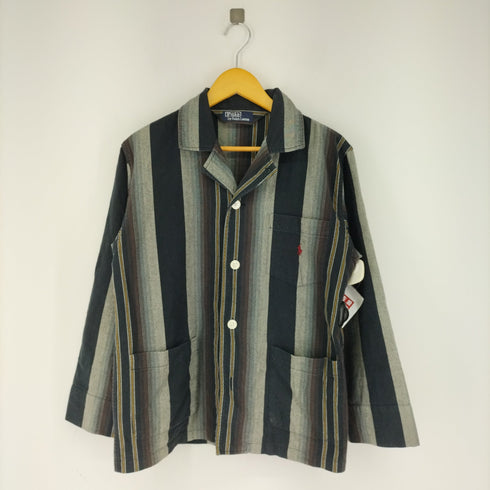 ポロバイラルフローレン Polo by RALPH LAUREN ストライプオープンカラーシャツ 開襟 メンズ