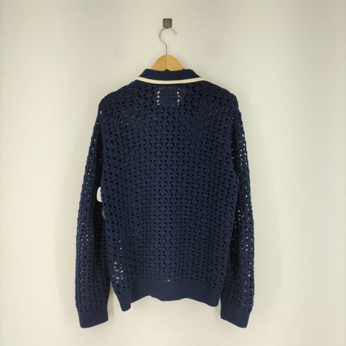 ビームス BEAMS FUTURE ARCHIVE ANTI VINTAGE MESH KNIT SHIRT メンズ M