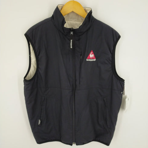 ルコック スポルティフ le coq sportif ロゴ刺繍 中綿ベスト メンズ import:L