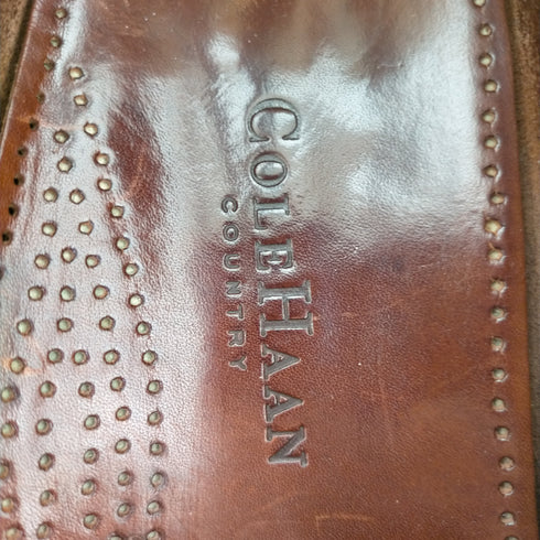 コールハーン COLE HAAN Douglass 01462 Saddle Tan コインローファー メンズ 9 1/2
