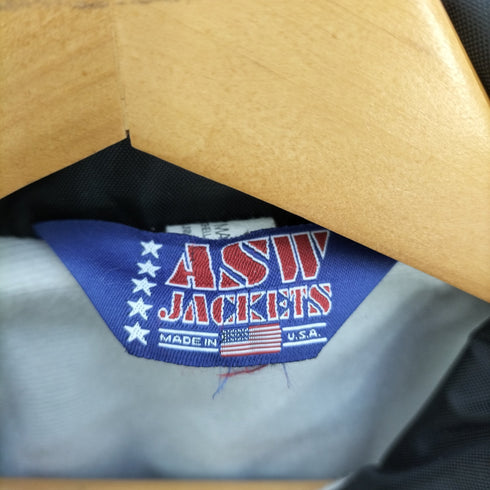エーエスダブリュージャケット ASW JACKETS USA製 ナイロンコーチジャケット メンズ import:S