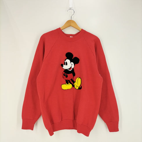 フルーツオブザルーム FRUIT OF THE LOOM 90s USA製 3Dキャラクタースウェット メンズ import:XL