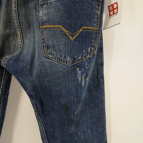 ディーゼル DIESEL ヴィンテージペイント加工 SHAZOR フレアデニムパンツ メンズ 31inch