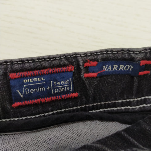 ディーゼル DIESEL NARROT デニムスウェットパンツ メンズ 30inch