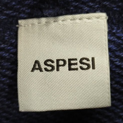 アスペジ ASPESI カシミヤ混 ニットパーカー メンズ