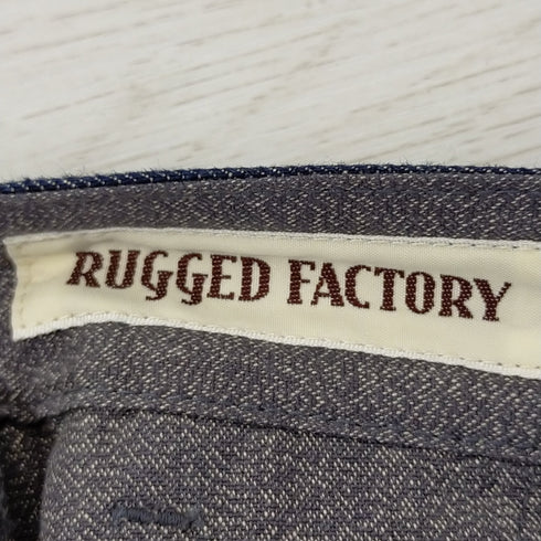 ラギッドファクトリー RUGGED FACTORY セルビッチボタンフライデニムパンツ メンズ 34inch