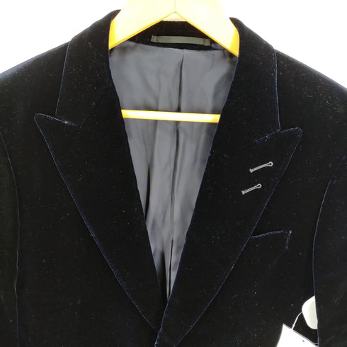 ポールスミス Paul Smith 2B ベロア テーラードジャケット メンズ import:M