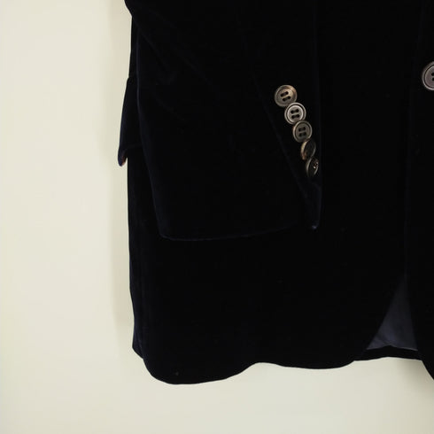 ポールスミス Paul Smith 2B ベロア テーラードジャケット メンズ import:M
