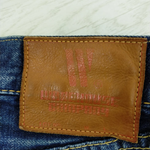 ウェアハウス WAREHOUSE 赤耳ウォッシュ加工デニムパンツ メンズ AB5