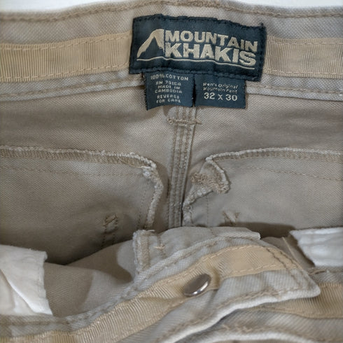マウンテンカーキ MOUNTAIN KHAKIS ロゴ刺繍 チノパン メンズ 32