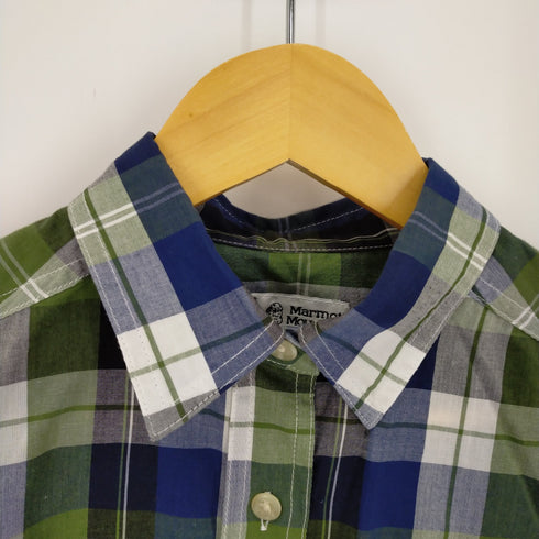 マーモット MARMOT チェック レギュラーカラーシャツ レディース import:L