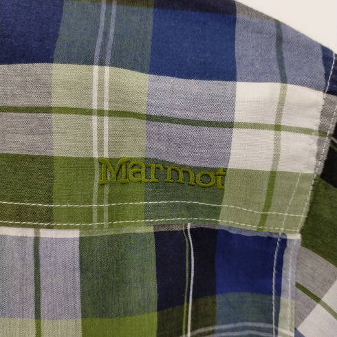 マーモット MARMOT チェック レギュラーカラーシャツ レディース import:L
