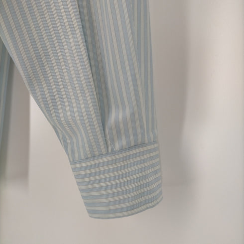 オーラリー AURALEE 23SS FINX POLYESTER STRIPE SHIRT メンズ 3