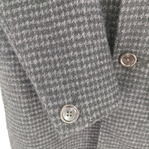 モルガンオム MORGAN HOMME ウールチェックチェスターコート メンズ M
