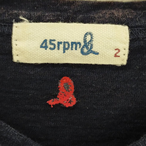 フォーティーファイブアールピーエム 45rpm ラグランVネックカットソー レディース 2