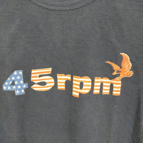 フォーティーファイブアールピーエム 45rpm ユニオンジャックロゴ クルーネックTシャツ レディース 1