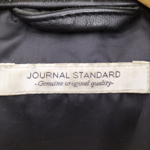 ジャーナルスタンダード JOURNAL STANDARD シープレザー シングルライダースジャケット メンズ L
