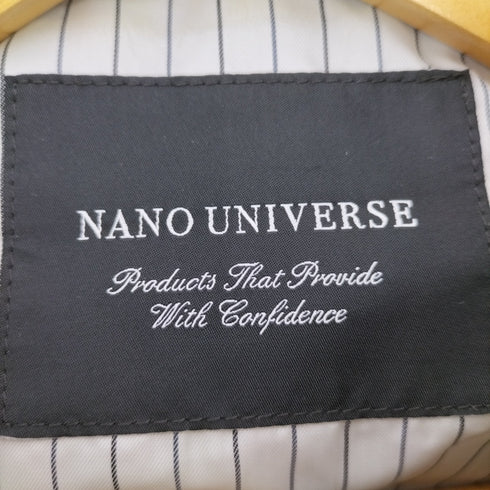 ナノユニバース nano universe フード脱着スタンドカラーコート メンズ M