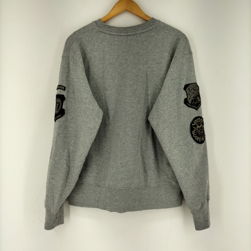 アルファインダストリーズ ALPHA INDUSTRIES ミリタリーワッペンスウェット メンズ L