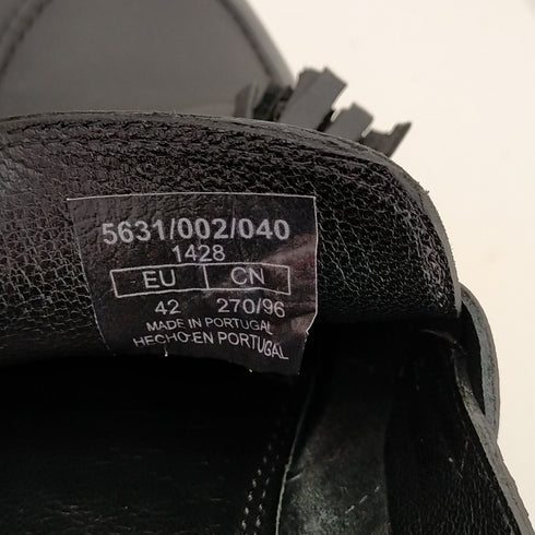 ザラ ZARA レザータッセルローファー メンズ EUR:42