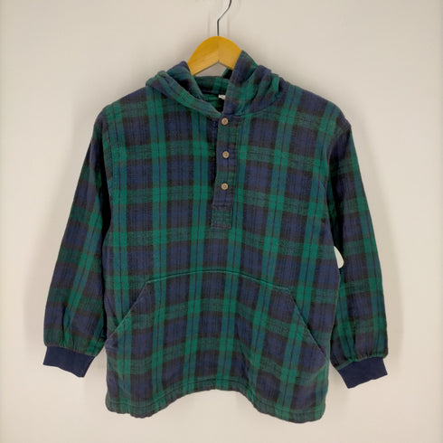 エルエルビーン L.L.Bean 70-80S USA製 ブラックウオッチ コットンプルオーバー レディース