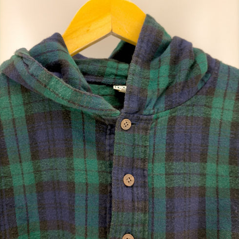 エルエルビーン L.L.Bean 70-80S USA製 ブラックウオッチ コットンプルオーバー レディース