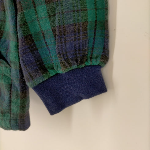 エルエルビーン L.L.Bean 70-80S USA製 ブラックウオッチ コットンプルオーバー レディース