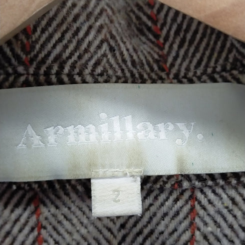Armillary チェック柄ダブルポケットジャケット セットアップ メンズ 上2 下0