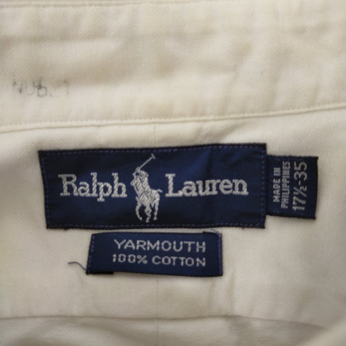 ラルフローレン RALPH LAUREN YARMOUTH ポニー刺繍 BDシャツ メンズ 17.5-35
