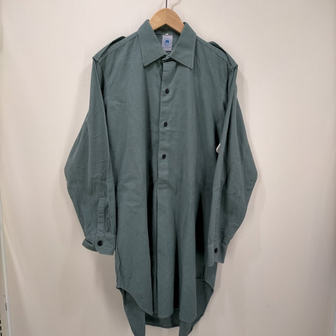 MARPUE DEPOSEE スイス軍 プルオーバーエポレットグランパシャツ メンズ