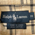 ラルフローレン RALPH LAUREN ポニーチェック柄ボタンダウンシャツ メンズ JPN:M