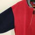 ノーティカ NAUTICA リブライン ナンバリング バックロゴ ハーフジップブルゾン メンズ import:L