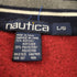 ノーティカ NAUTICA リブライン ナンバリング バックロゴ ハーフジップブルゾン メンズ import:L